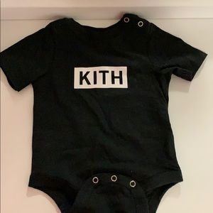 Kith black and white onesie